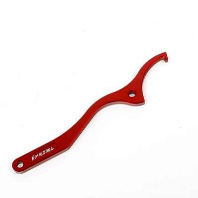 Off-road motorcycle front shock absorber oil seal installation tool motorcycle front shock absorber removal WP shock absorber adjustment wrench (Motosiklet ləvazimatları və aksesuarları) - wp-rear-shock-absorption-cnc-adjustment-wrench-red