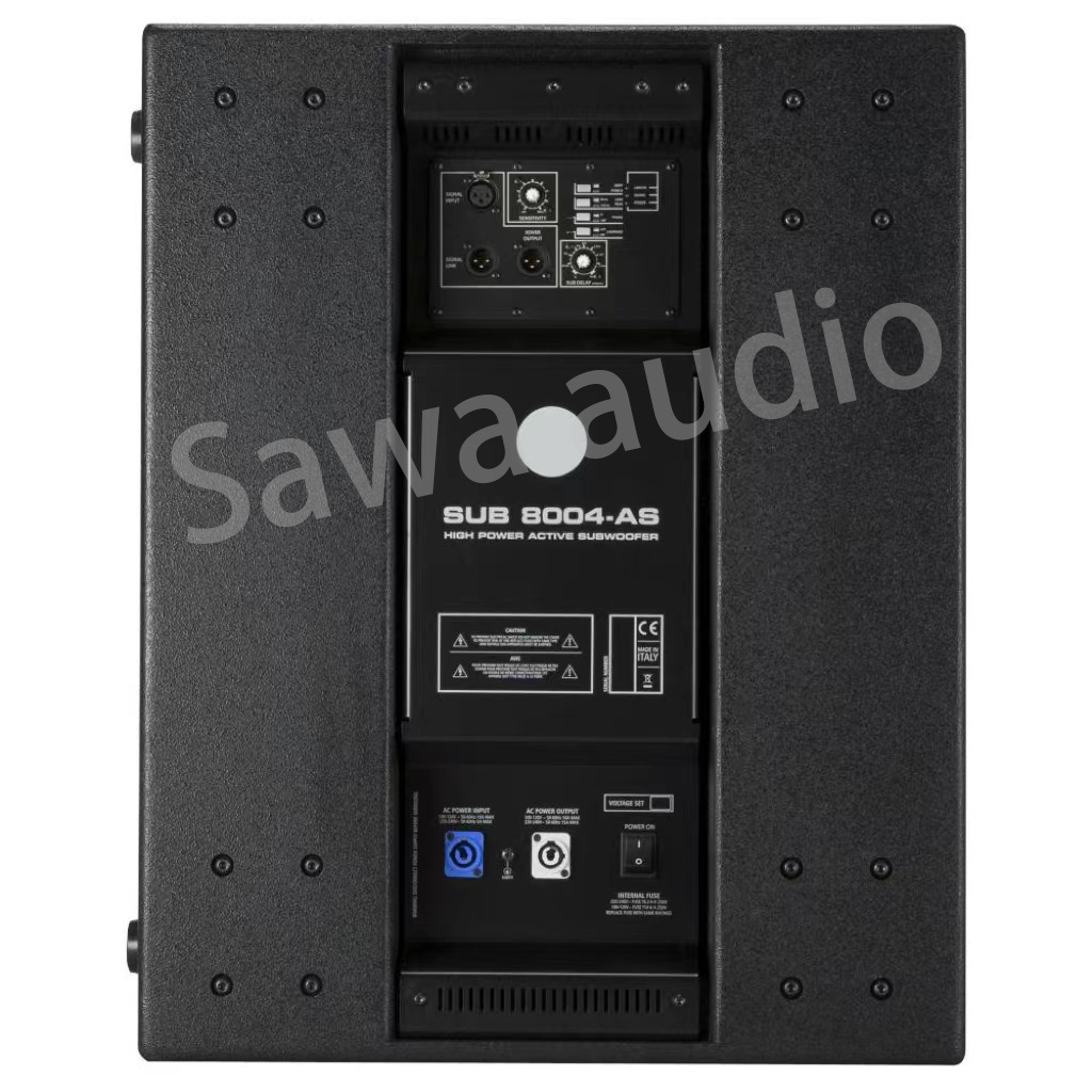 18 pulgadas subwoofer solo altavoz profesional al aire libre altavoz de alta potencia conferencia bar escenario sonido de matriz lineal