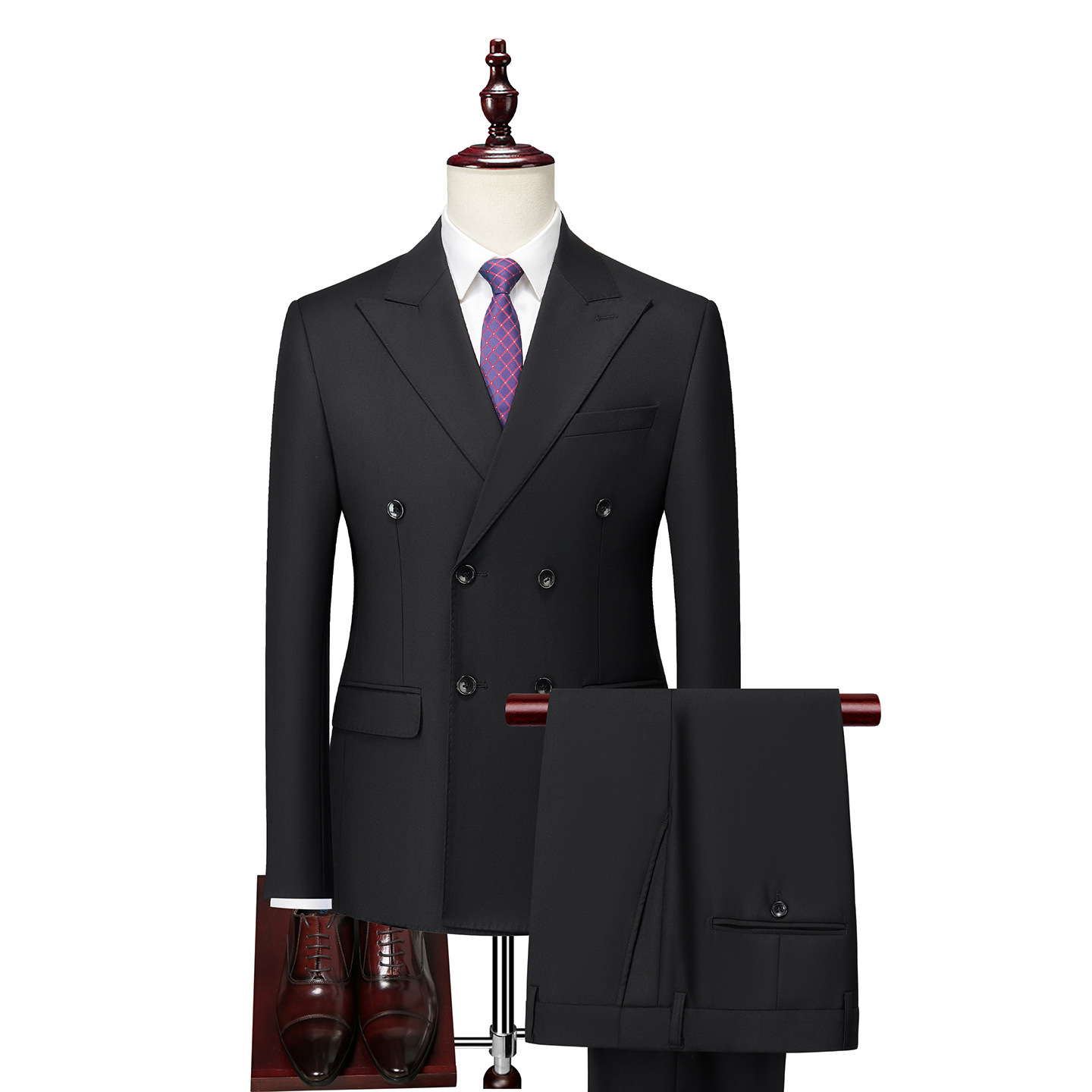 双排扣男士西服套装多色可选跨境电商外贸热销款Men's suit dress