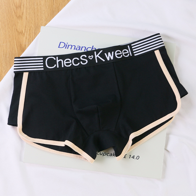 25 nuevos productos ropa interior para hombres, pantalones bóxer para hombres de algodón puro, pantalones para hombres, transpirables y cómodos, cintura baja, moda juvenil