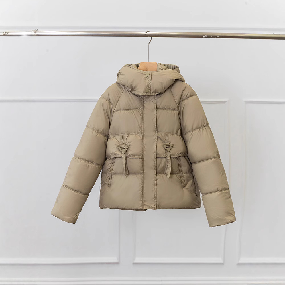 Pequeño algodón corto de moda mujer invierno de 2025 nuevo abrigo de abrigo caliente de tamaño grande suelto image 2