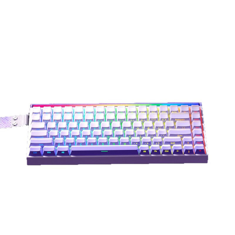 狼蛛Hero84磁轴键盘电竞游戏FPS通用RT0.01高性能有线灯箱HIFI音|undefined