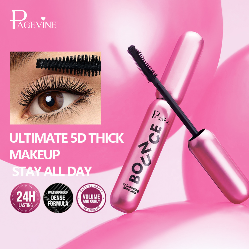 Cross-border PAGE VINE, mascara de curvatura densa, mascara de maquillaje natural, exclusivo para comercio exterior.