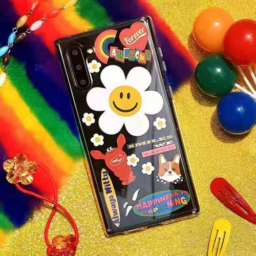 Korean creative retro stickers daisy rabbit bear decoration mobile phone iPad account decoration Guka stickers