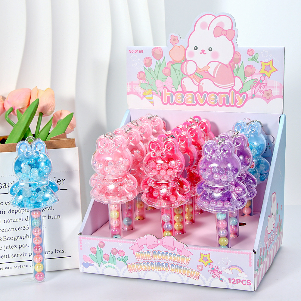 Fabricante de origen Regalo de bricolaje hecho a mano para niñas y niños Pulsera Joyas con cuentas Juego de anillos Caja de regalo pequeña al por mayor image 10