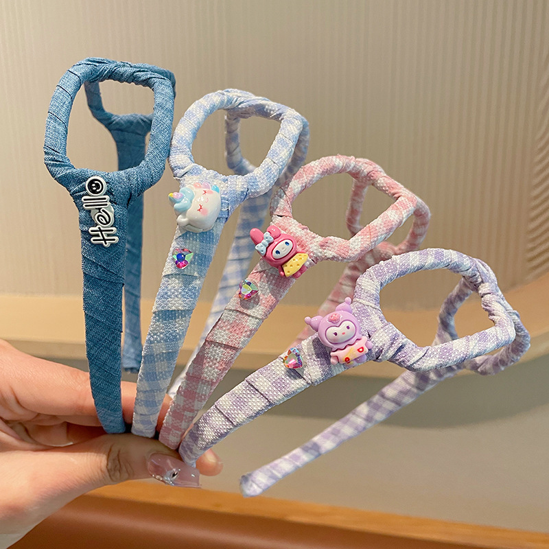 子供用メガネフレームのカチューシャは2025年の新型で、カチューシャの美楽ティの高い頭のトップのカチューシャの女の子の髪飾りです。|undefined