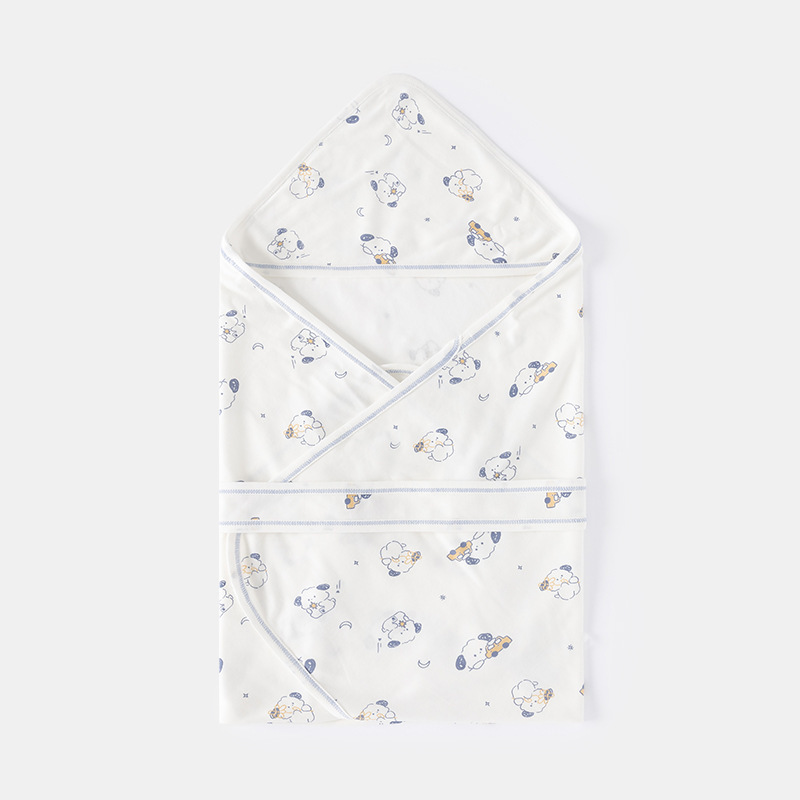 Newborn Single Baby Thin Quilt Newborn Spring and Summer Quilt Pure Cotton Quilt Swaddle Delivery Room Baby Supplies