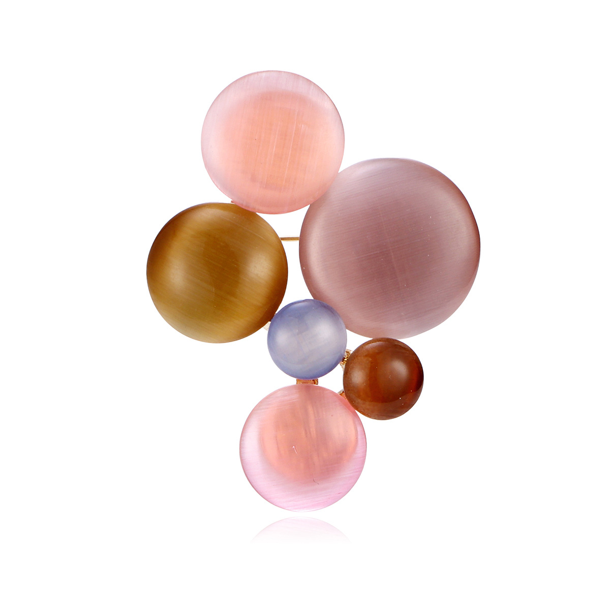 New Alloy Brooches for Men and Women, Geometric Brooches, Niche, Cute, Versatile, High-End Corsages Wholesale