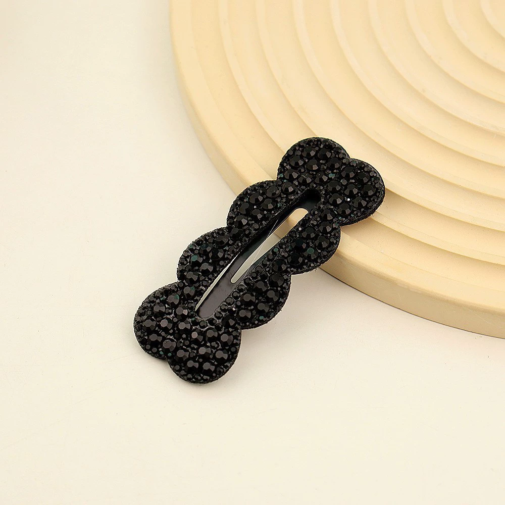 Заколка Hairgrip, интернет- знаменитость, простой и элегантный дизайн, украшение из камней