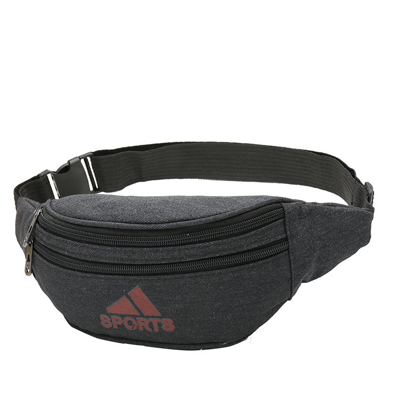 Waist bag women's casual fashion large capacity storage cashier waist bag factory direct new men's canvas Sports Waist bag women's casual fashion large capacity storage cashier waist bag factory direct new men's canvas Sports