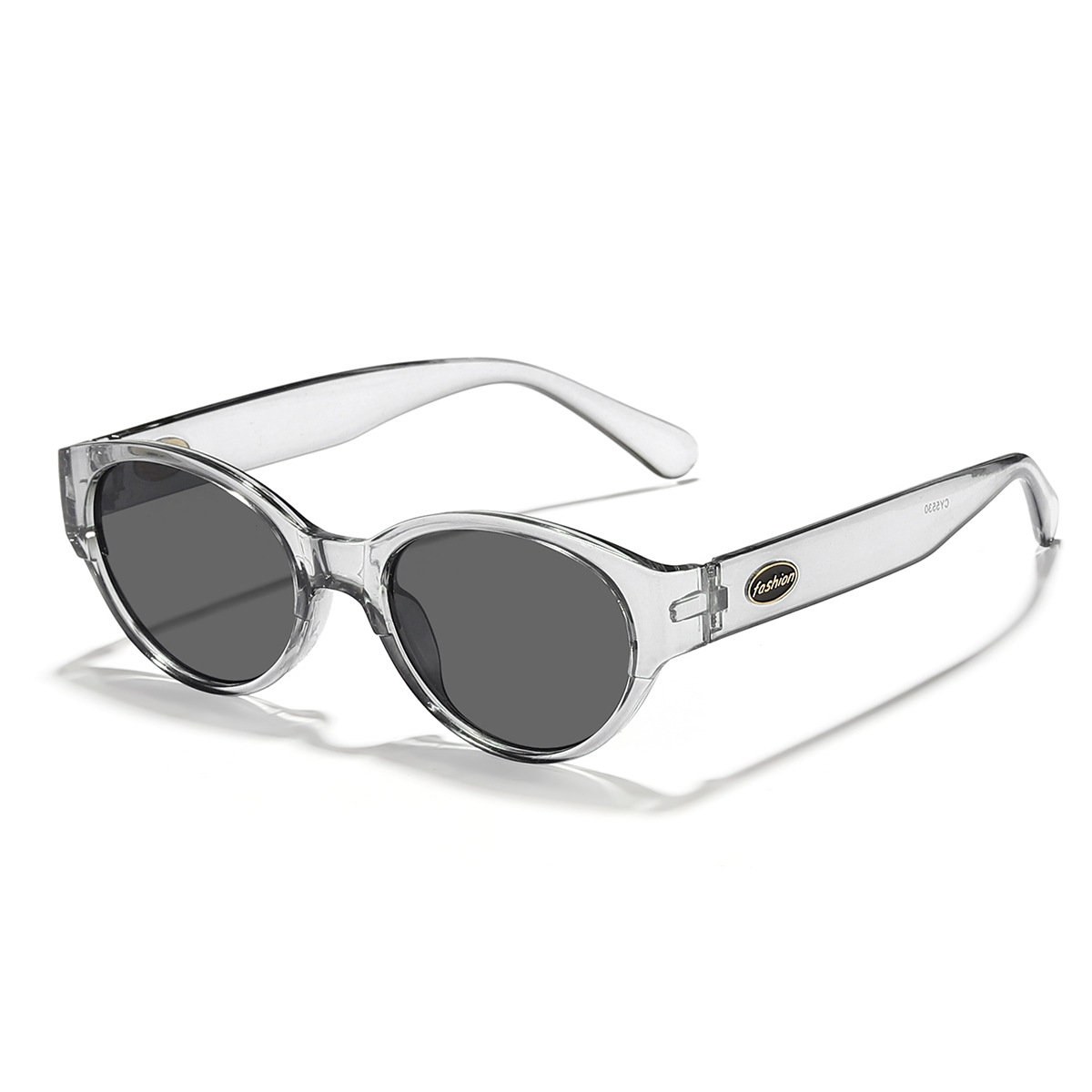 Nuevo estilo de alto grado Oval CAT EYE personalidad gafas de sol de moda cara simple pequeño desgaste esencial gafas de sol