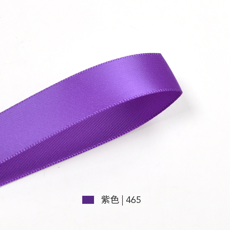 Cinta de poliéster de una sola cara de 16 mm de Yao Ming para decoración de bodas, cinta de satén, accesorios de decoración con lazos, cinta colorida