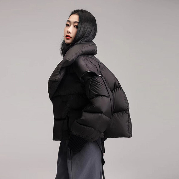 Knitted winter fashionable trend down jacket