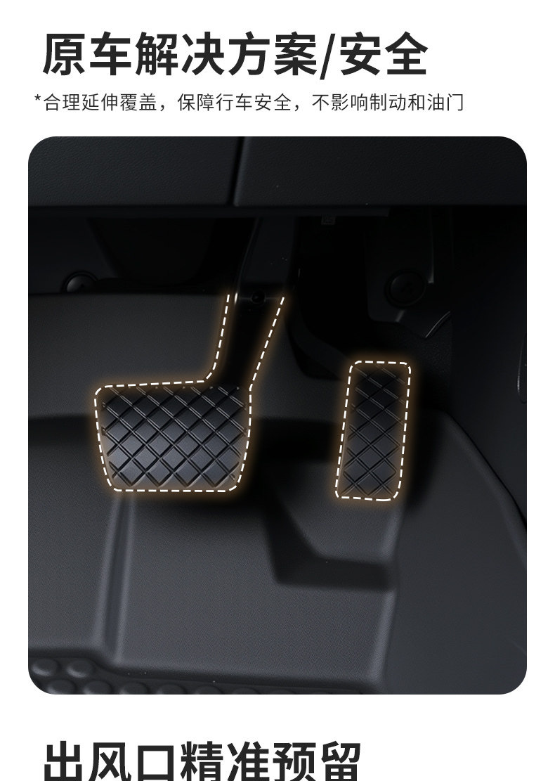 Suitable for Avita 06/07/11/12 TPE car floor mats 5D full coverage threshold floor mats car interior accessories