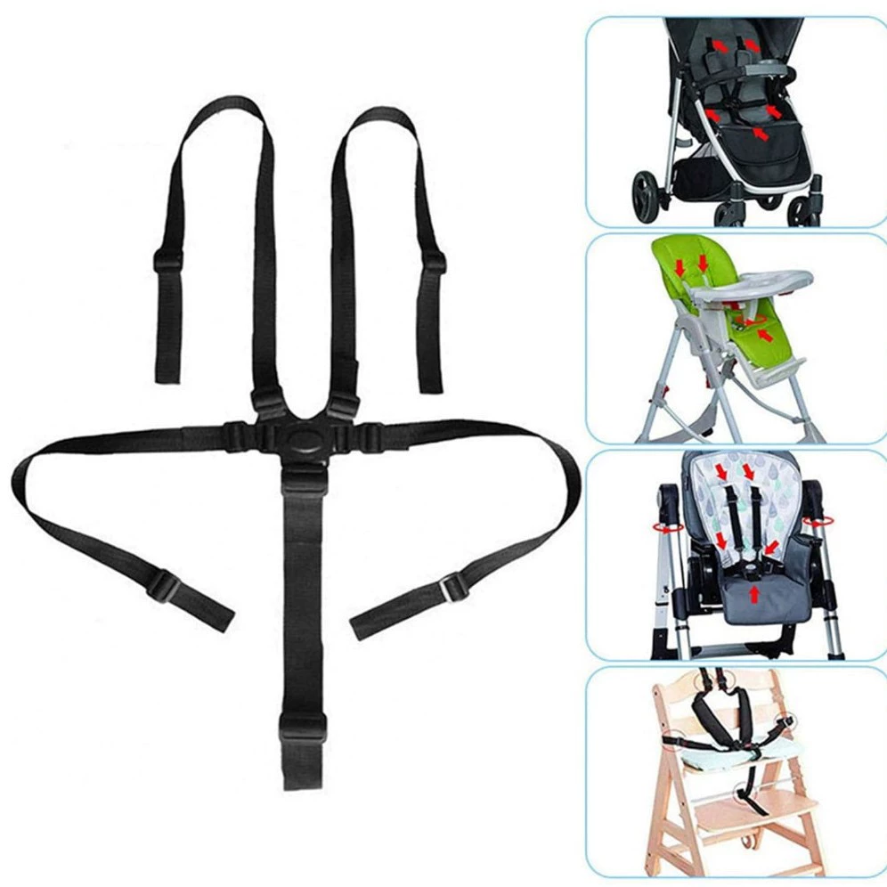 Детская коляска 5-точечный защитный ремень безопасности детский стул сиденье пятитаточечный ремень безопасности детский ремень безопасности