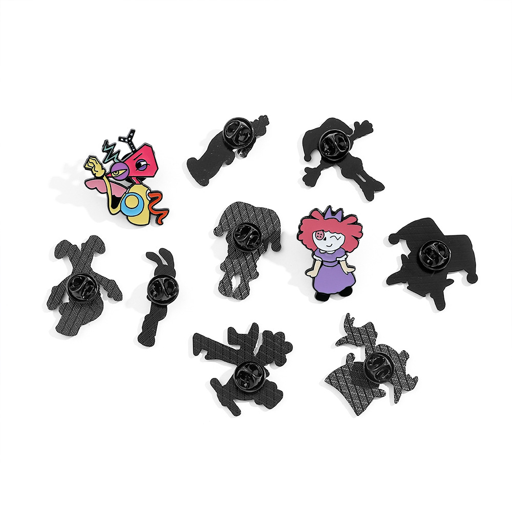 Alloy Material Cute Pin Cartoon Character Alloy Plating Unisex Brooches