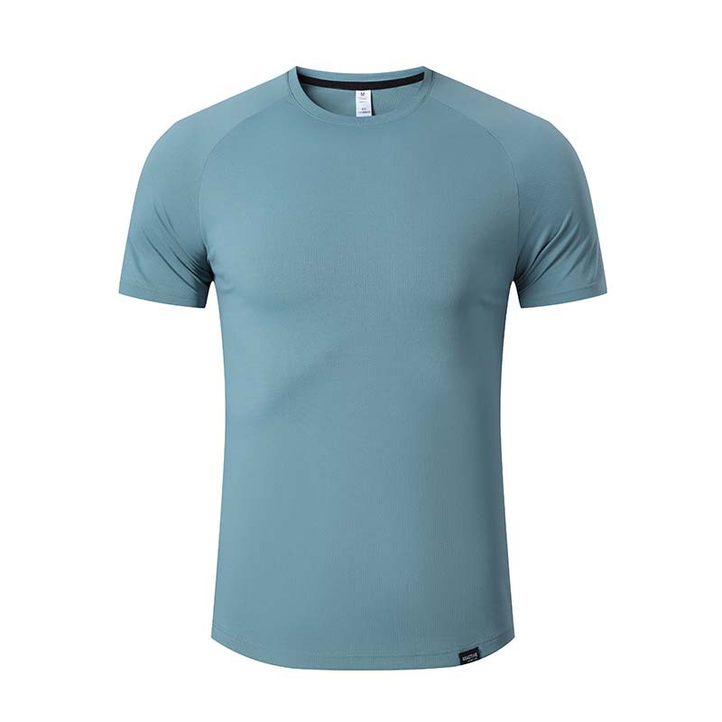 Ropa de verano para hombres y mujeres de deportes al aire libre de secado rápido camiseta suelta más tamaño cuello redondo corriendo manga corta ropa de grupo impresión LOGOU