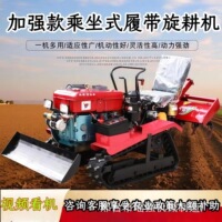履带式旋耕机小型农用微耕机四轮水旱两用跨境专供山地适用播种机