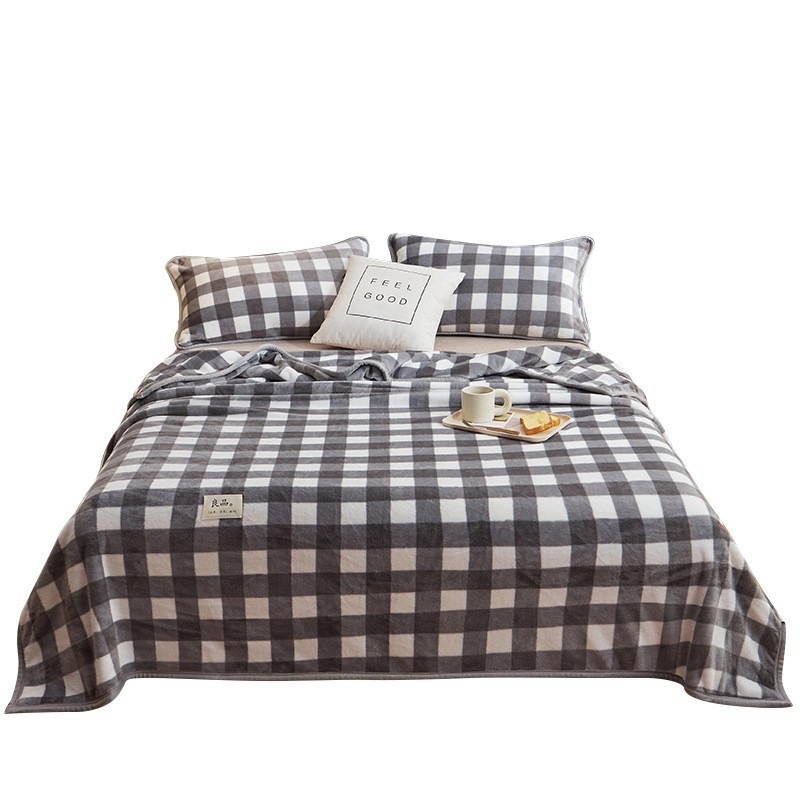 Leche mantas de peluche mantas de sofá mantas de oficina siesta mantas de aire acondicionado mantas delgadas mantas de lana de coral pequeñas mantas de invierno