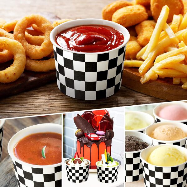 Racing car for ice cream