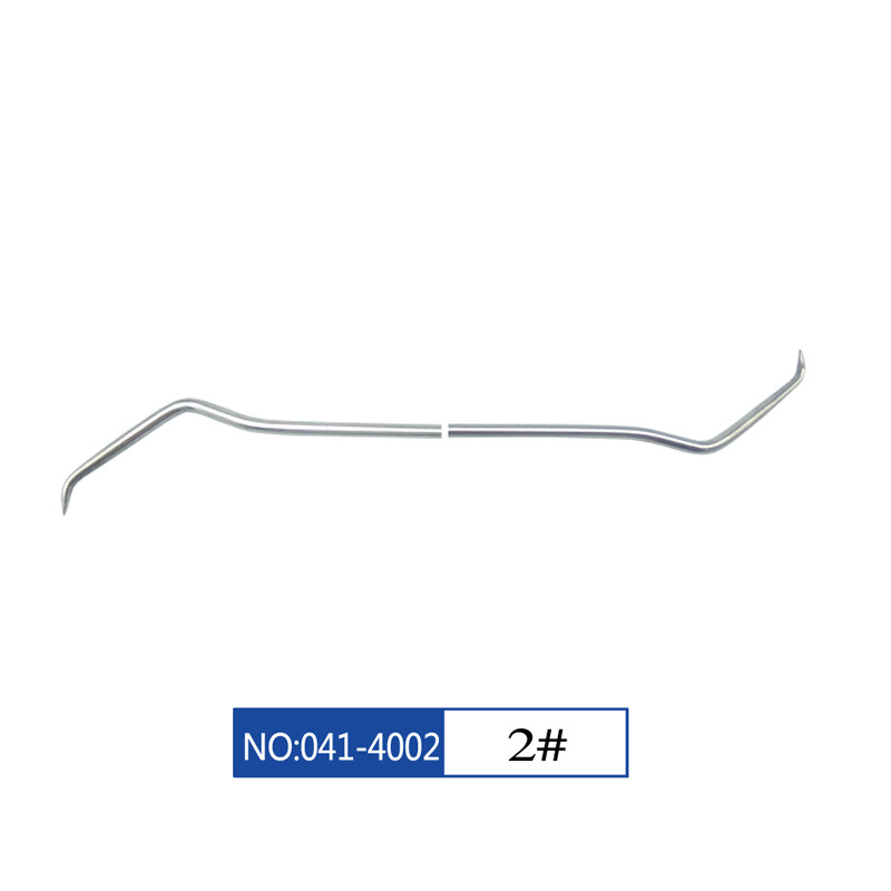 Sonda dental Star Tooth weirong aguja dental de acero inoxidable sin recubrimiento aguja dental limpia sonda dental palillos de dientes orales de un solo y doble cabeza