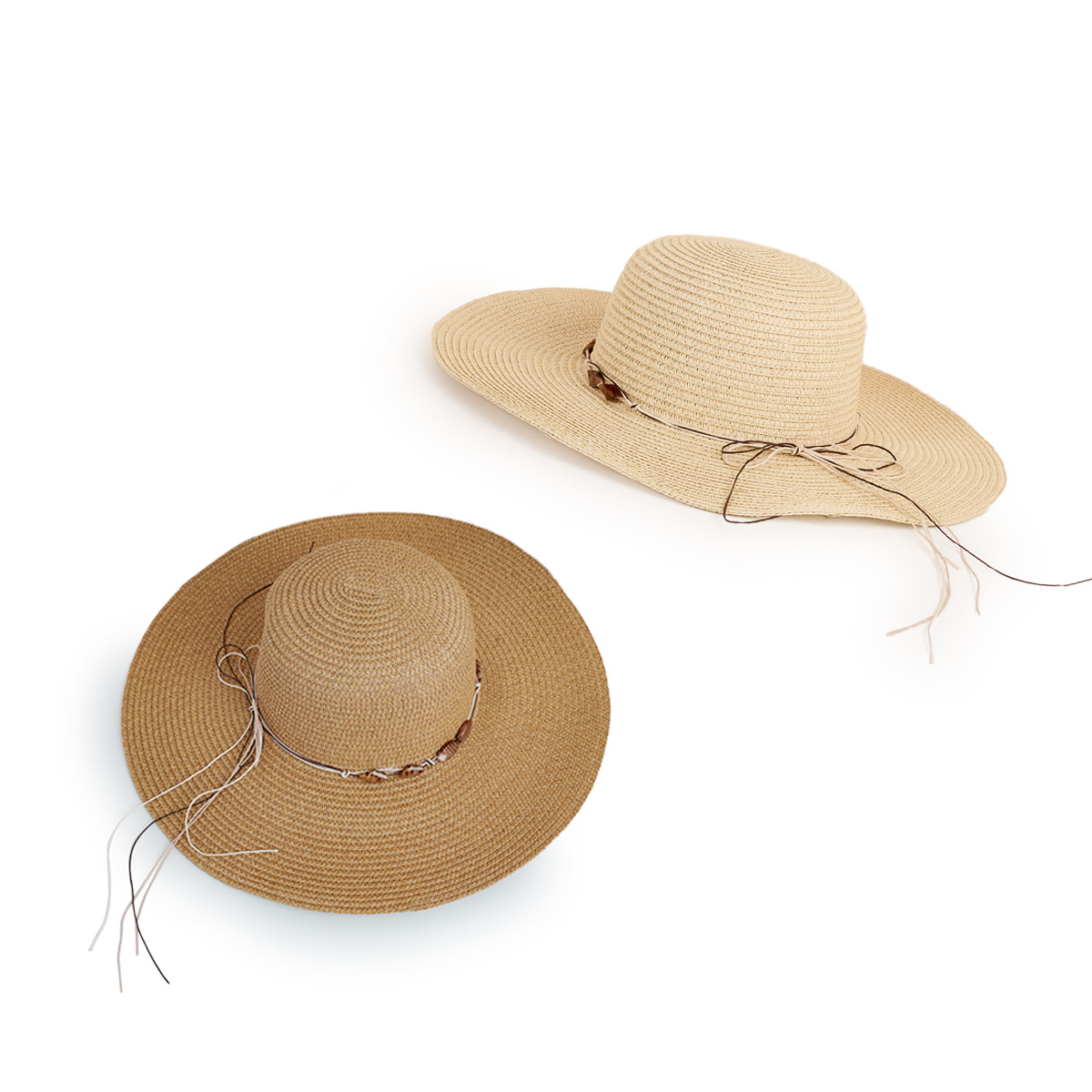 Wholesale Big Eaves Sunshade Fashion Straw Hat Nihaojewelry display picture 3