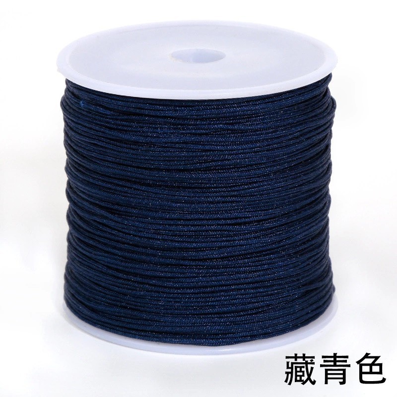 工場直販 No.72 翡翠ライン 0.8mm DIY 手織りロープ 転送ビーズ リングライン ブレスレット ビーズロープ|undefined