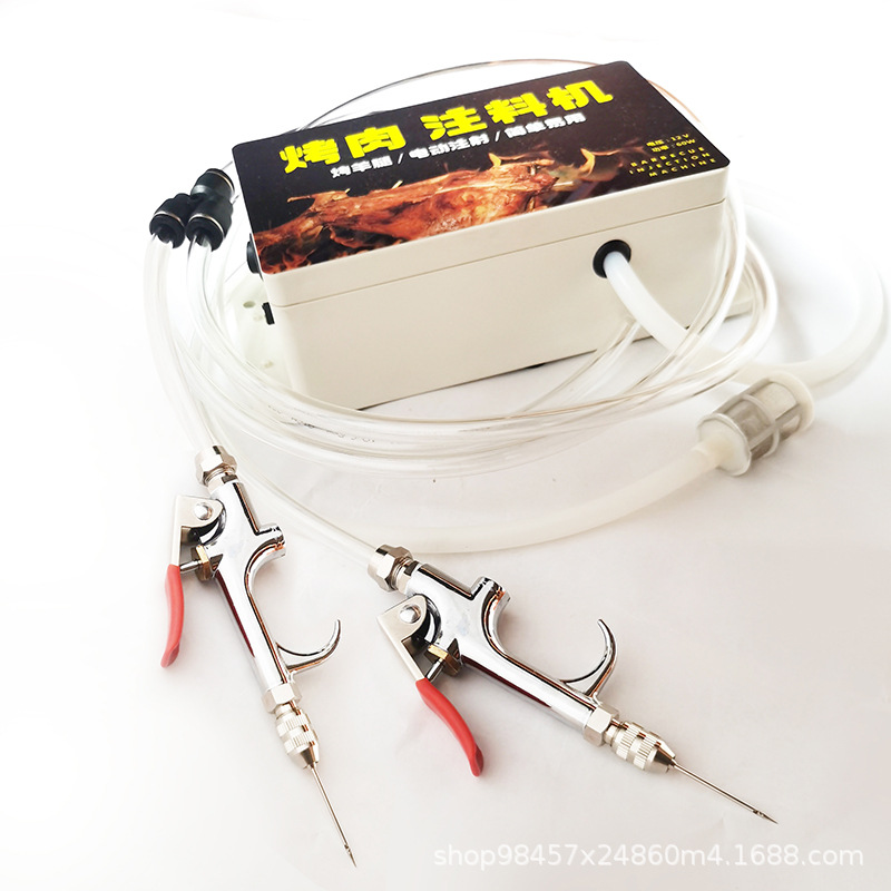 Barbacoa ovejas máquina de inyección de carne en escabeche condimento de agua salada dispensador de jugo eléctrico de alta presión salsa en escabeche barbacoa máquina de condimento automático