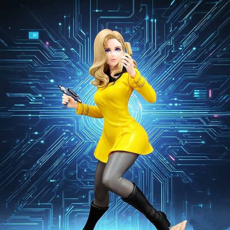 Star Trek Commander European and American Model Ornaments, Movie Peripherals, Starcraft Standing Cross-Border New Products