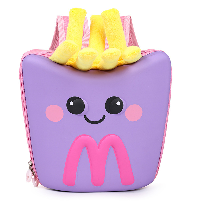 Caricatura encantadora mochila portátil de huevo para niños y niñas, jardín de infantes, mochila infantil impresa de aire extranjero, mochila infantil, moda