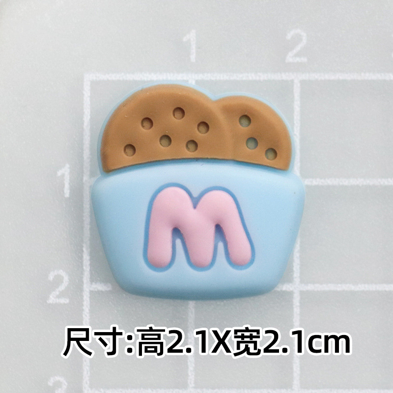 부드러운 접착제 블루 M 비스킷