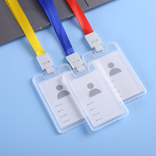 Work permit, factory brand, document card holder, name badge, student school badge, kindergarten bus meal card, access control, transparent tag lanyard