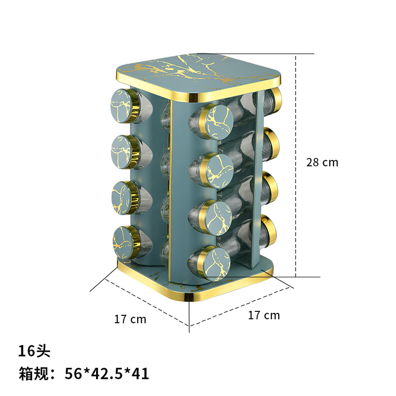 16 Esmeraldas cuadradas (56 * 42,5 * 41)