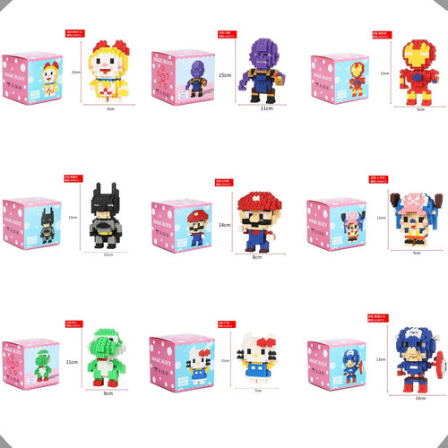 Creative blind box lucky assembled blind box night market stall blind box toy internet celebrity same blind box student building block toy