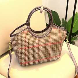 包包2025新款时尚托特包腋下包链条斜挎单肩女包W644（1）