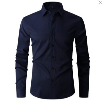 International Cross-Border Amazon New Men's Shirt Long Sleeve Trendy New Men's Casual Korean Style Slim Fit Collar Shirt Men