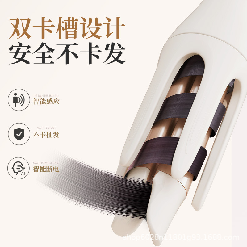 32MM全自動ヘアアイロン、大きなウェーブマイナスイオンヘアアイロン、髪を傷つけない、電動ヘアアイロン、寮用エッグロールアイロン|undefined