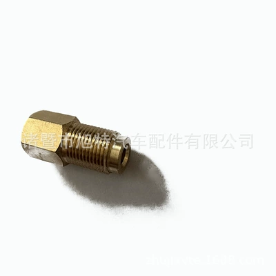 M10X1 inner-M12 * 1 Outer Brass connector wholesale copper accessories tubing conversion joint brake pipe cross-border (Tubing) - m10x1-inner-m12-1-outer