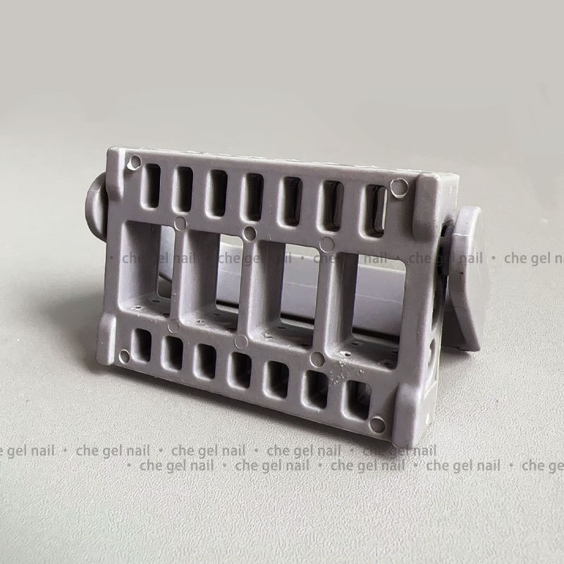 16-hole grinding head storage rack-gray