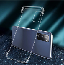 适用三星GalaxyS21手机壳S10透明A70无边框note10网红Ultra超薄20