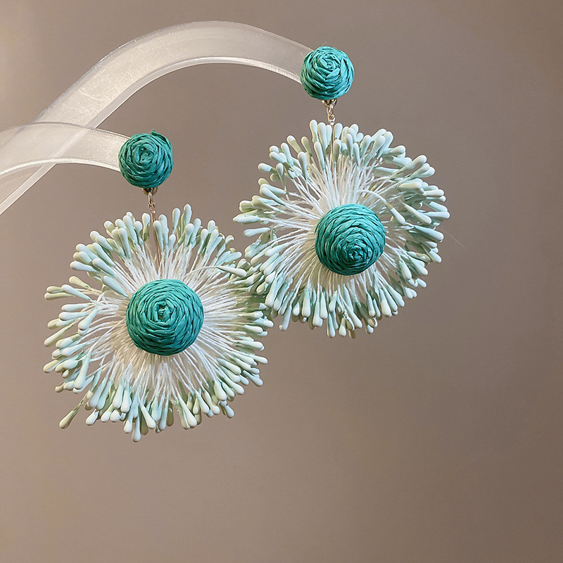 Aguja de acero-verde