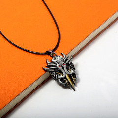 遊戲周邊博德之門3靈吸怪章魚標誌掛件鑰匙扣龍與地下城跑團項鍊