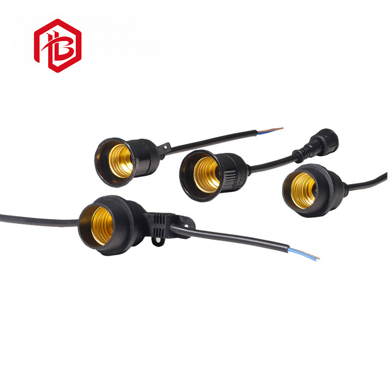 防水灯串线大棚专用灯座养殖场灯具E26/27防水连接器养殖场照明灯