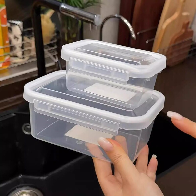 Fresh-keeping box, refrigerator meat freezer box, food lunch box, outdoor picnic fruit storage sealed box, food-grade storage box