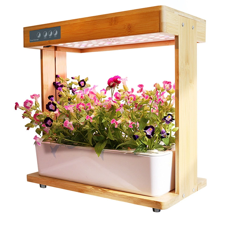 Гидропонная бамбуковая интеллектуальная посадочная машина Крытое Беспочвенное выращивание Растение Бамбуковая серия Свет для роста Балкон Машина для посадки овощей