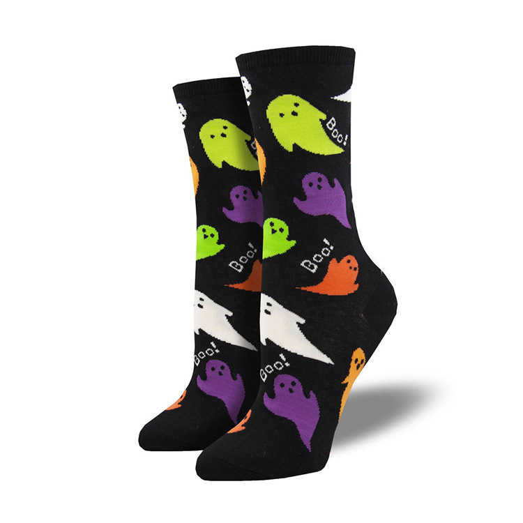 Unisexe Style De Bande Dessinée Dessin Animé Coton Crew Socks Une Paire display picture 5