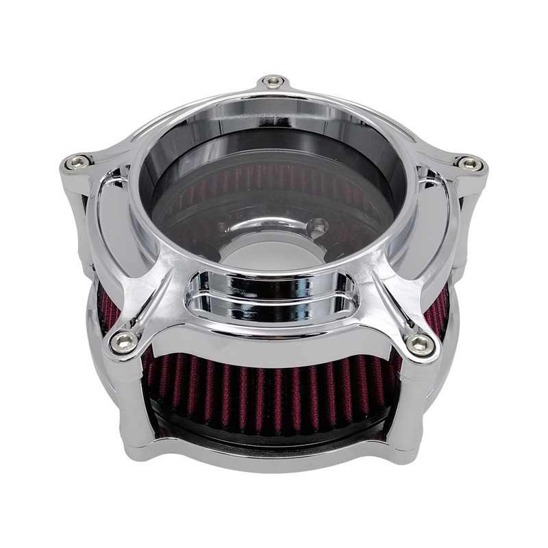 Harley Air Filter Full Car Modification Accessories CNC Aluminum 883 Soft Tail Dana Travel Transparent Air Filter