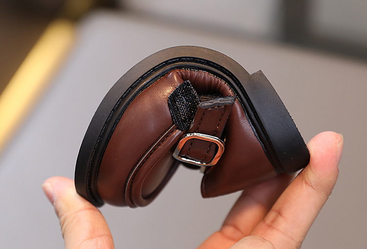 2024 Spring New Girl's Single Korean Edition Fashion Versatile Children's Leather Princess Trendy Casual Shoes_voghion.com