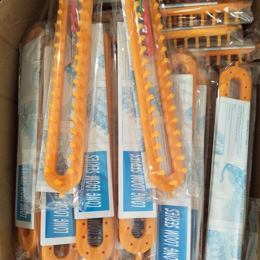 Hecho a mano DIY lana tejida bufanda artefacto sombrero bufanda suéter Castillo densa diente máquina de tejer crochet herramienta de tejer