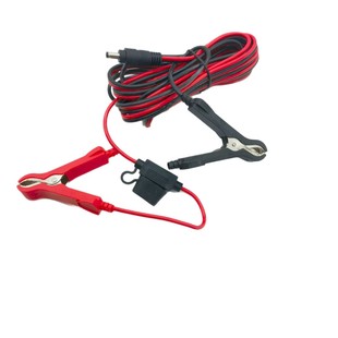 Dc5521 Car Battery Conversion Cable Battery Clip to Cigarette Lighter Adapter Car Electrical Appliance Emergency Connection Cable Power Supply